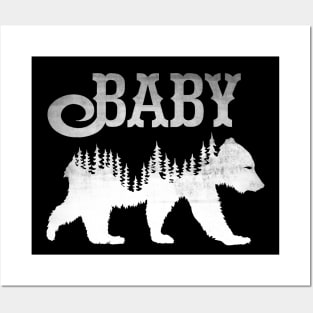 Baby Bear (White) Posters and Art